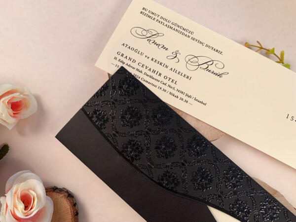 Invitatie de nunta eleganta 30369 - imagine 2