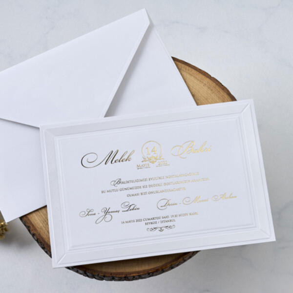 Invitatie de nunta clasica 1154