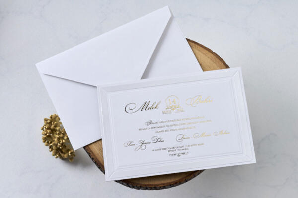 Invitatie de nunta clasica 1154 - imagine 2