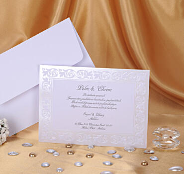 Invitatie de nunta clasica 864