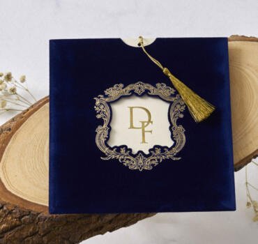 Invitatie de nunta cu catifea 1144
