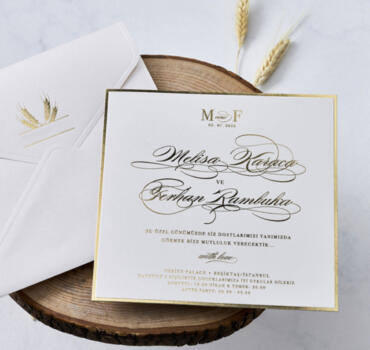 Invitatie de nunta clasica 1186