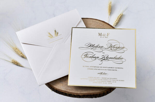 Invitatie de nunta clasica 1186 - imagine 3