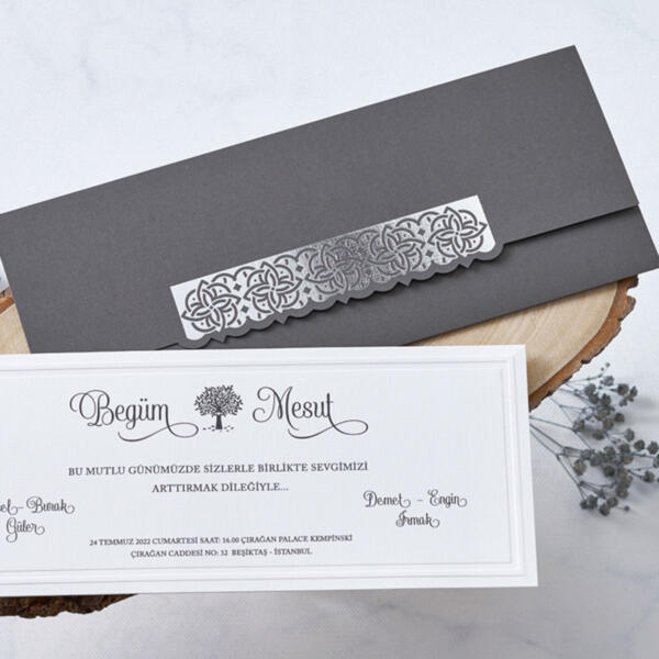 Invitatie de nunta eleganta 1112