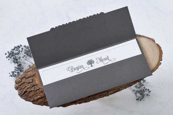Invitatie de nunta eleganta 1112 - imagine 3