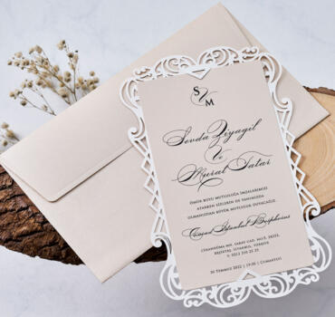 Invitatie de nunta eleganta 1113