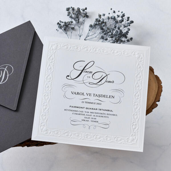 Invitatie de nunta eleganta 1116