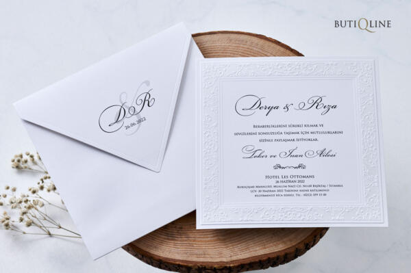 Invitatie de nunta eleganta 1121 - imagine 2