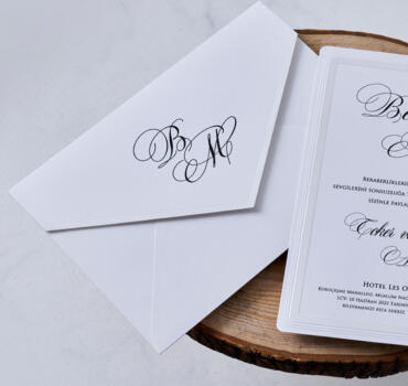 Invitatie de nunta clasica 1122