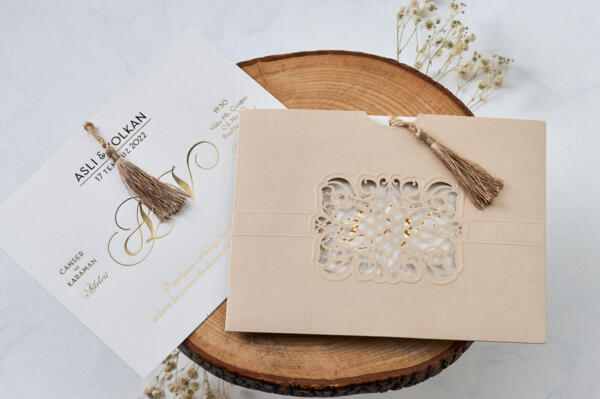 Invitatie de nunta eleganta 1127 - imagine 2