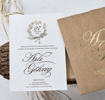 Invitatie de nunta eleganta 1132