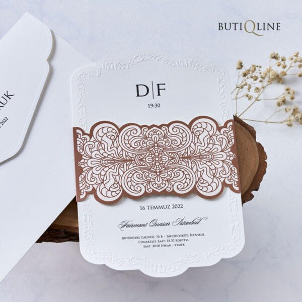 Invitatie de nunta eleganta 1133