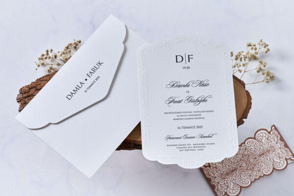 Invitatie de nunta eleganta 1133 - imagine 3
