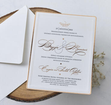 Invitatie de nunta clasica 1136