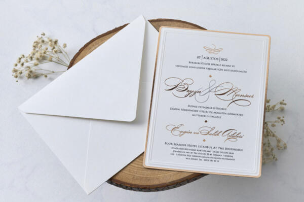 Invitatie de nunta clasica 1136 - imagine 2