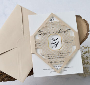 Invitatie de nunta eleganta 1139