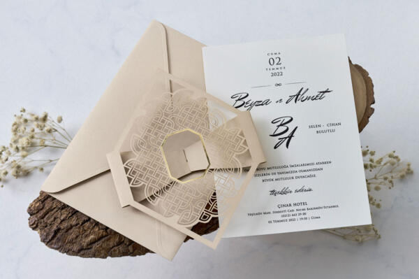 Invitatie de nunta eleganta 1139 - imagine 2