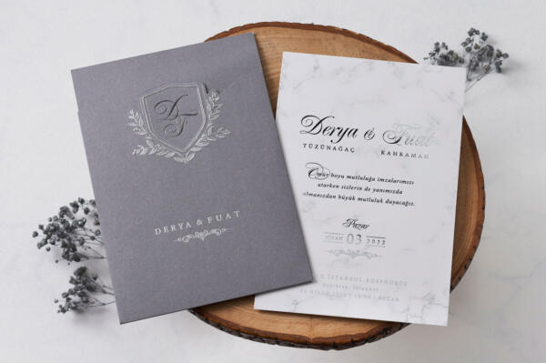 Invitatie de nunta vintage 1155 - imagine 2