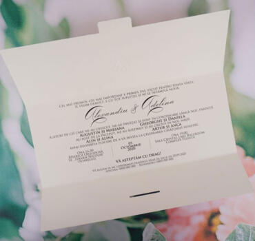 Invitatie de nunta eleganta 1156