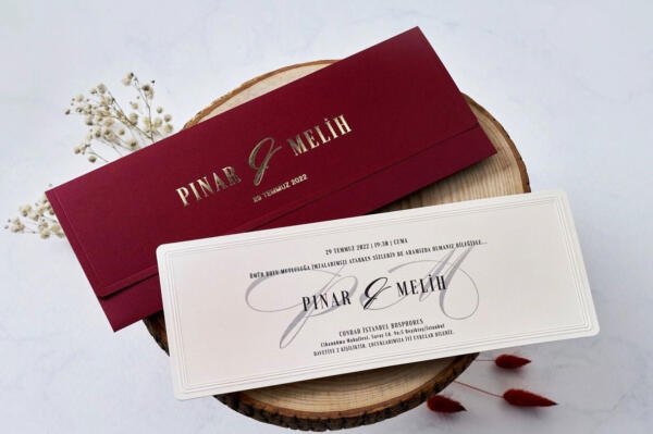 Invitatie de nunta eleganta 1164 - imagine 2
