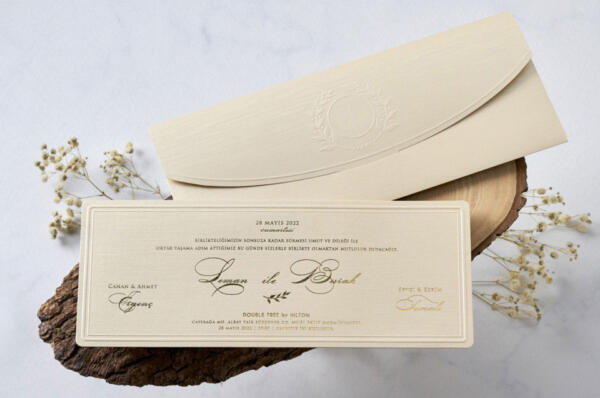 Invitatie de nunta eleganta 1166 - imagine 4