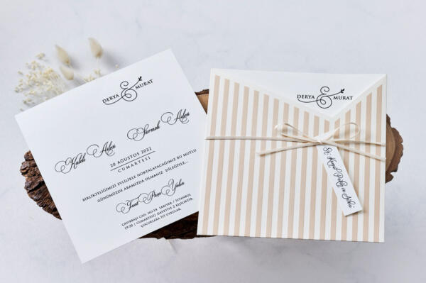Invitatie de nunta vintage 1174 - imagine 2