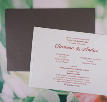 Invitatie de nunta clasica 1176