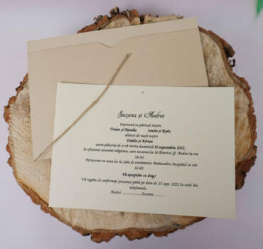 Invitatie de nunta eleganta 1189