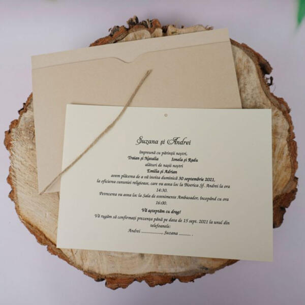 Invitatie de nunta eleganta 1189