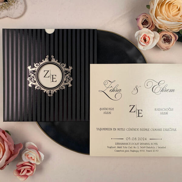 Invitatie de nunta eleganta 30321