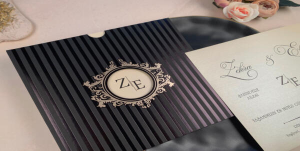 Invitatie de nunta eleganta 30321 - imagine 2