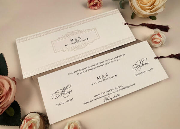 Invitatie de nunta eleganta 52547 - imagine 3