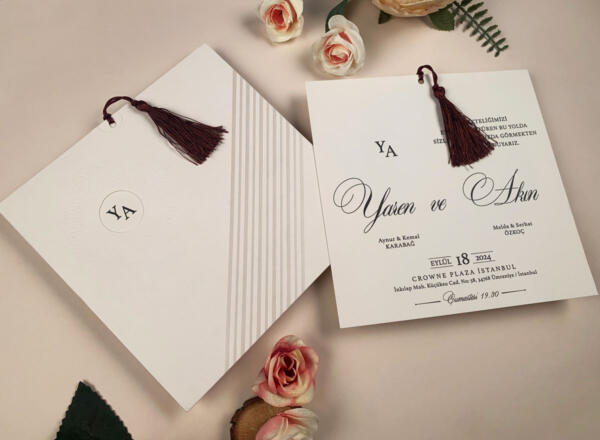 Invitatie de nunta eleganta 52559 - imagine 3