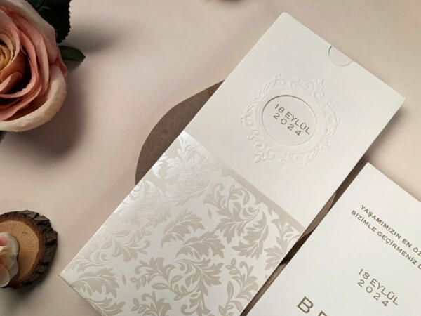 Invitatie de nunta vintage 52560 - imagine 2