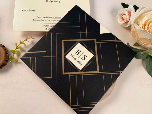 Invitatie de nunta eleganta 85851 - imagine 3