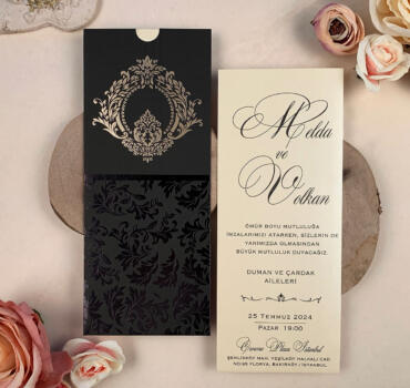 Invitatie de nunta elegant 85873