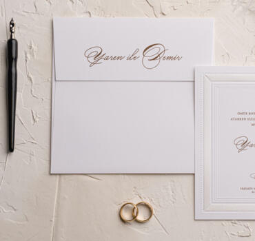 Invitatie de nunta clasica 9134