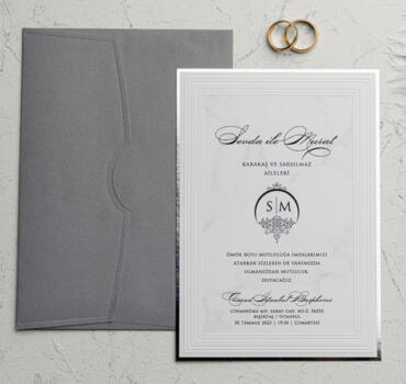 Invitatie de nunta eleganta 9144