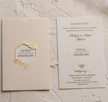 Invitatie de nunta eleganta 9154