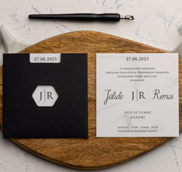 Invitatie de nunta eleganta 9156