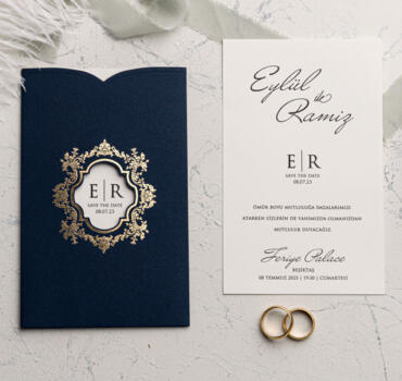 Invitatie de nunta eleganta 9162