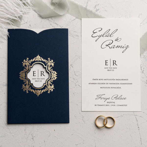 Invitatie de nunta eleganta 9162