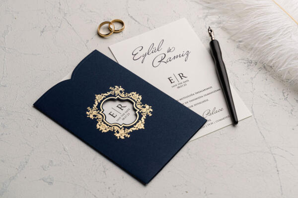 Invitatie de nunta eleganta 9162 - imagine 2