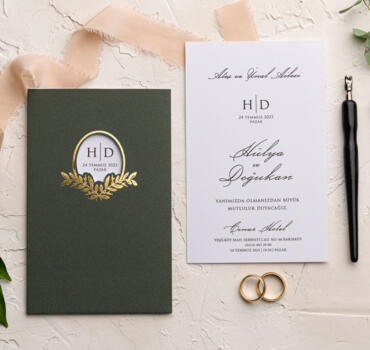 Invitatie de nunta eleganta 9163