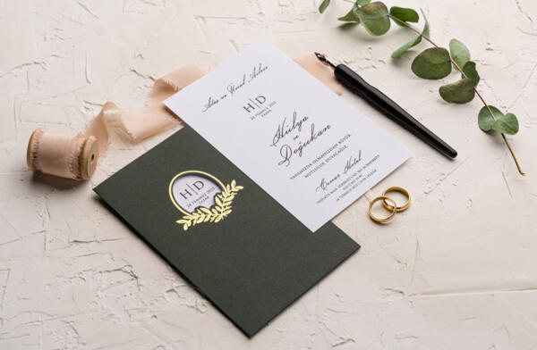 Invitatie de nunta eleganta 9163 - imagine 2