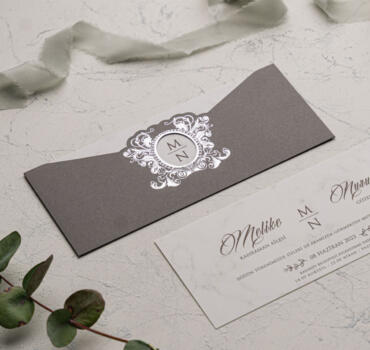 Invitatie de nunta vintage 9167