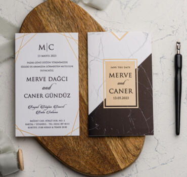 Invitatie de nunta eleganta 9175