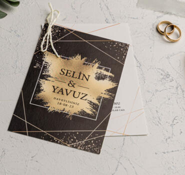 Invitatie de nunta moderna 9189