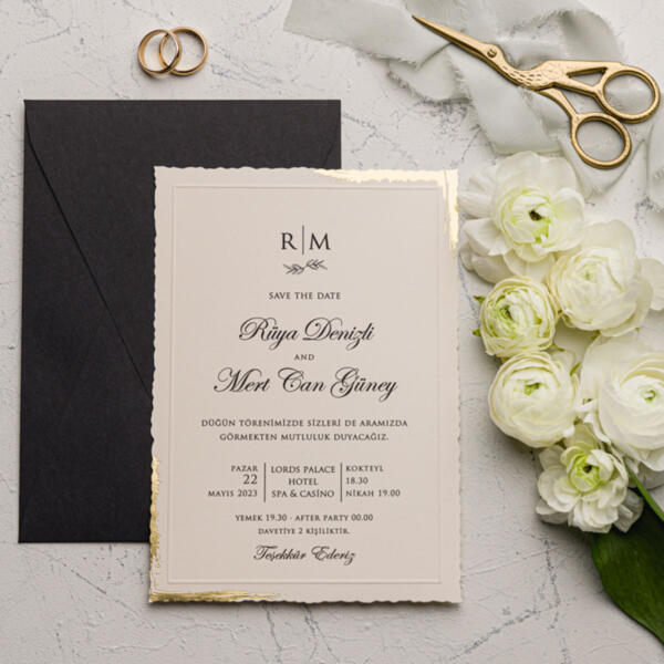 Invitatie de nunta eleganta 9192