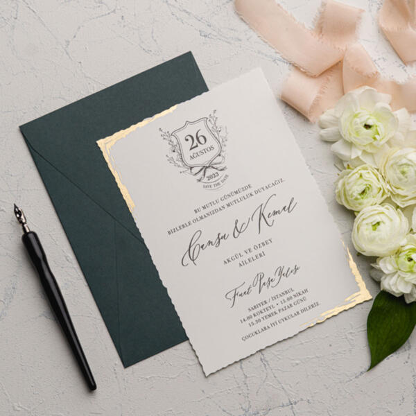Invitatie de nunta eleganta 9193 - imagine 2